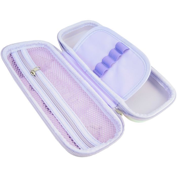 Пенал Cool For School с тиснением 1 отделение Фиолетовый (B-8616-purple) изображение 2