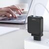 Зарядний пристрій Media-Tech 2xUSB-C PD 65W USB QC 3.0 black (MT6252) зображення 3