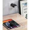 Зарядний пристрій Media-Tech 2xUSB-C PD 65W USB QC 3.0 black (MT6252) зображення 4