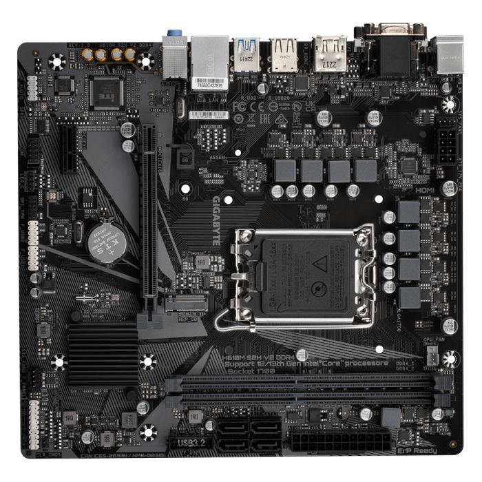 Материнская плата GIGABYTE H610M S2H V2 DDR4 изображение 5