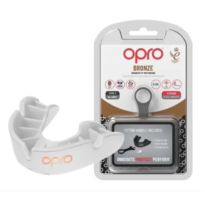 Капа Opro Bronze доросла Біла (102500004) изображение 4