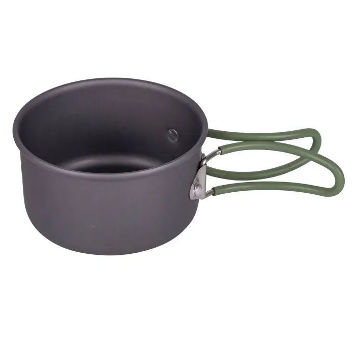 Набір туристичного посуду Bo-Camp Explorer 2 Pieces Hard Anodized Anthracite/Green (2200240) зображення 5