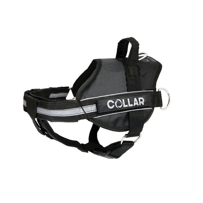Шлея для собак Dog Extreme Police N4 з ліхтариком 70-100 см червона (07073)