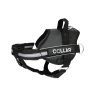 Шлей для собак Dog Extreme Police N4 с фонариком 70-100 см черная (07071)