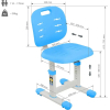 Школьный стул FunDesk Blue (222020) изображение 2