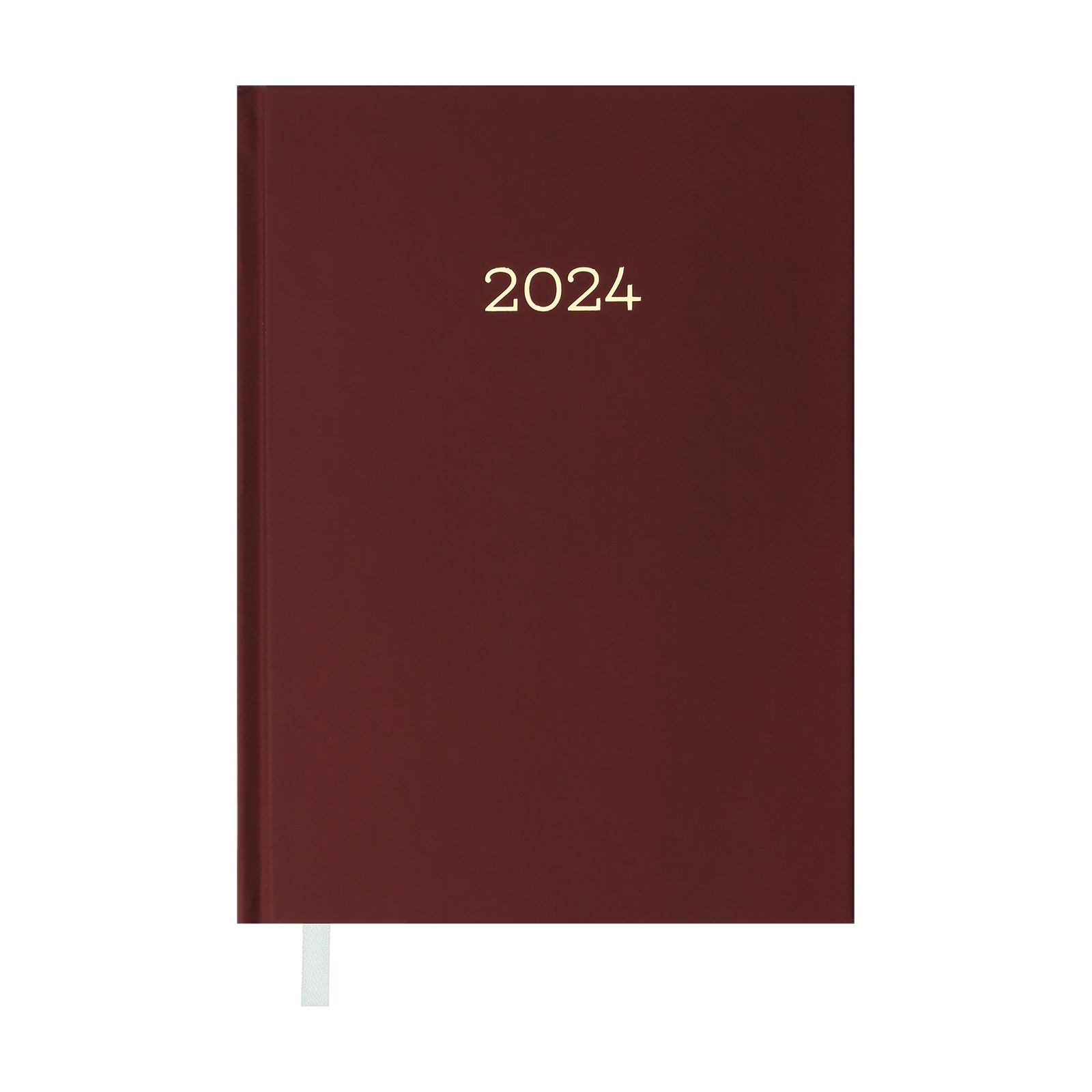 Еженедельник Buromax датированный 2024 MONOCHROME A5 бордовый (BM.2160-13)