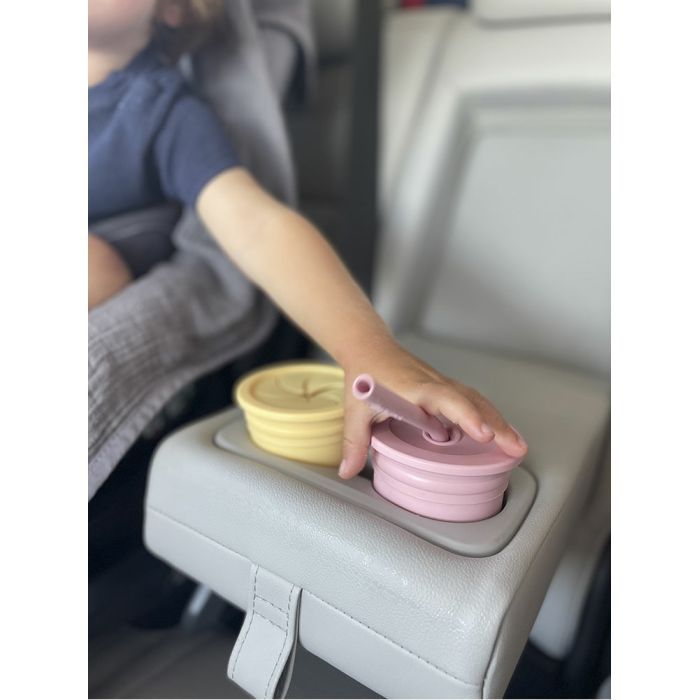 Поильник-непроливайка MinikOiOi Sip+Snack (Aqua Green/Powder Grey) (101100107) изображение 7