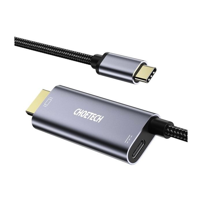 Переходник USB-C to HDMI 1.8m 4K60Hz Choetech (XCH-M180GY)