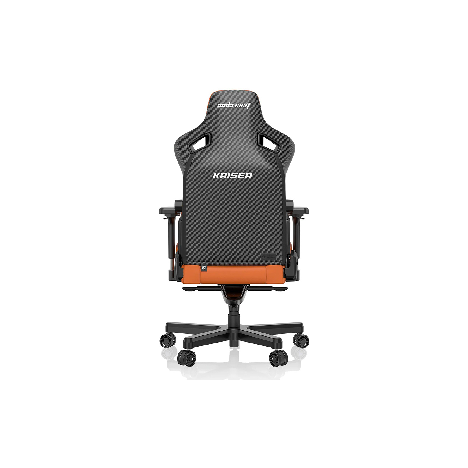 Кресло игровое Anda Seat Kaiser 3 Size XL Orange (AD12YDC-XL-01-O-PV/C) изображение 3