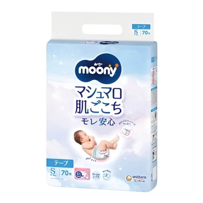 Подгузники Moony S 4-8 кг 70 шт (4903111138302)
