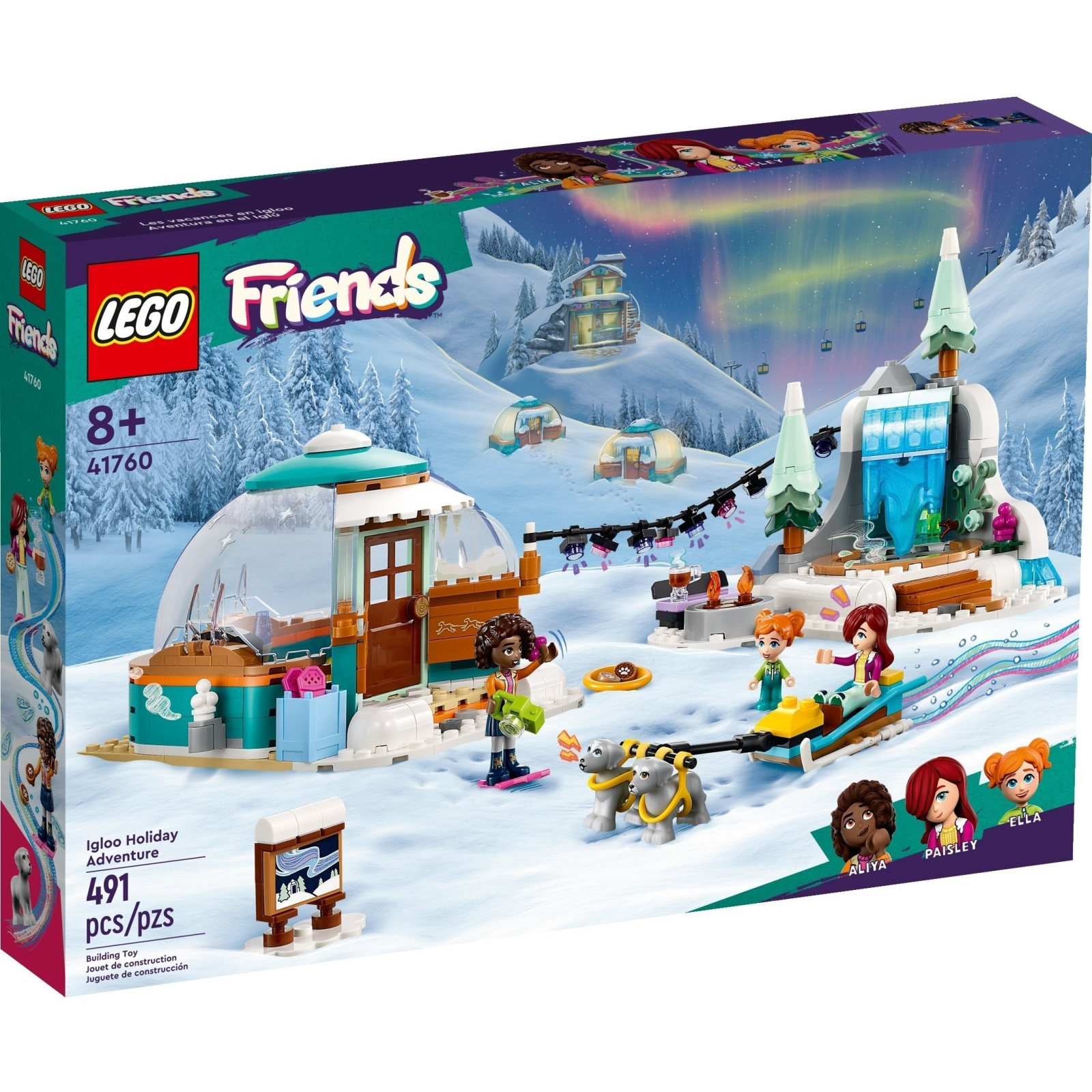 Конструктор LEGO Friends Праздничные приключения в иглу 491 деталь (41760-) изображение 8