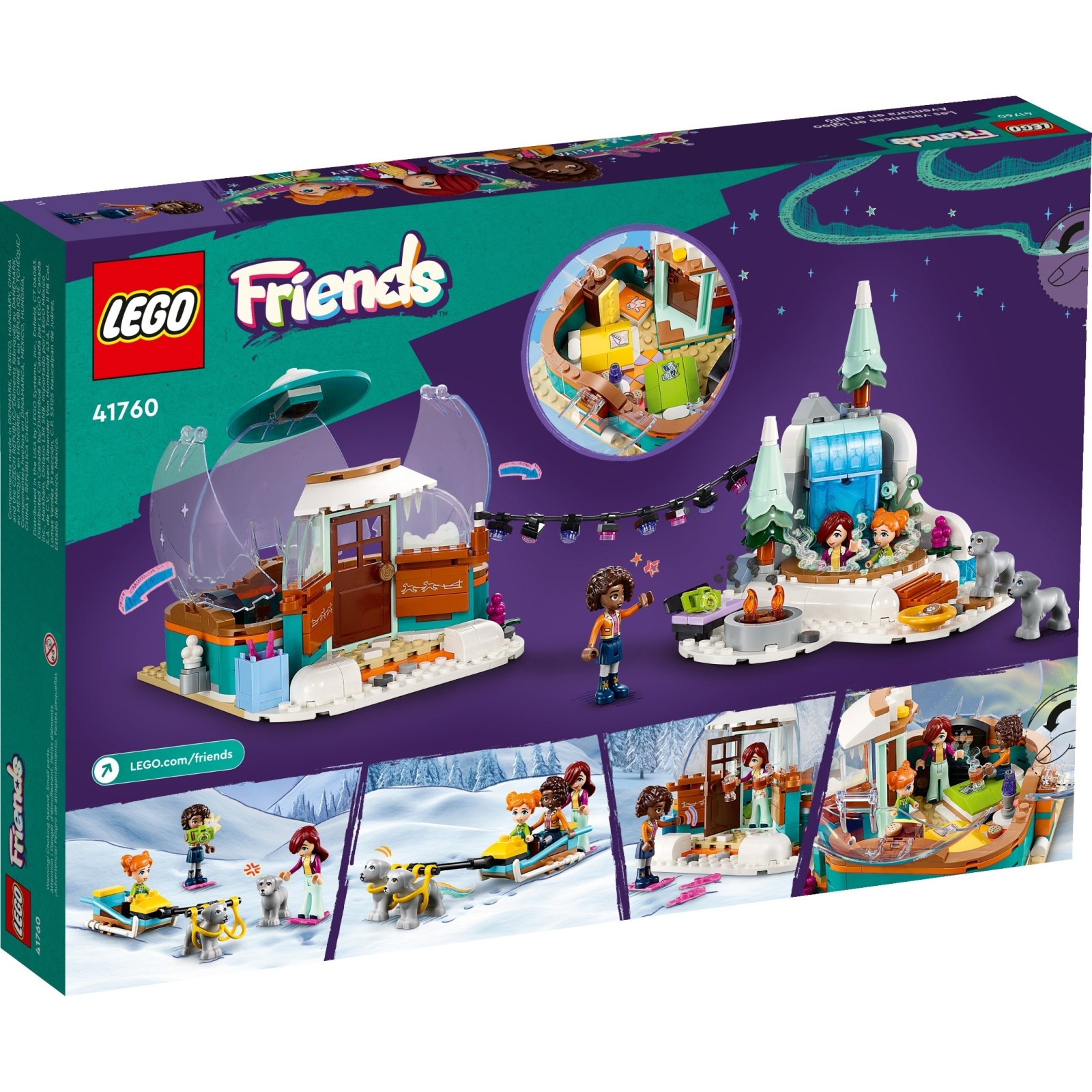 Конструктор LEGO Friends Праздничные приключения в иглу 491 деталь (41760-) изображение 9