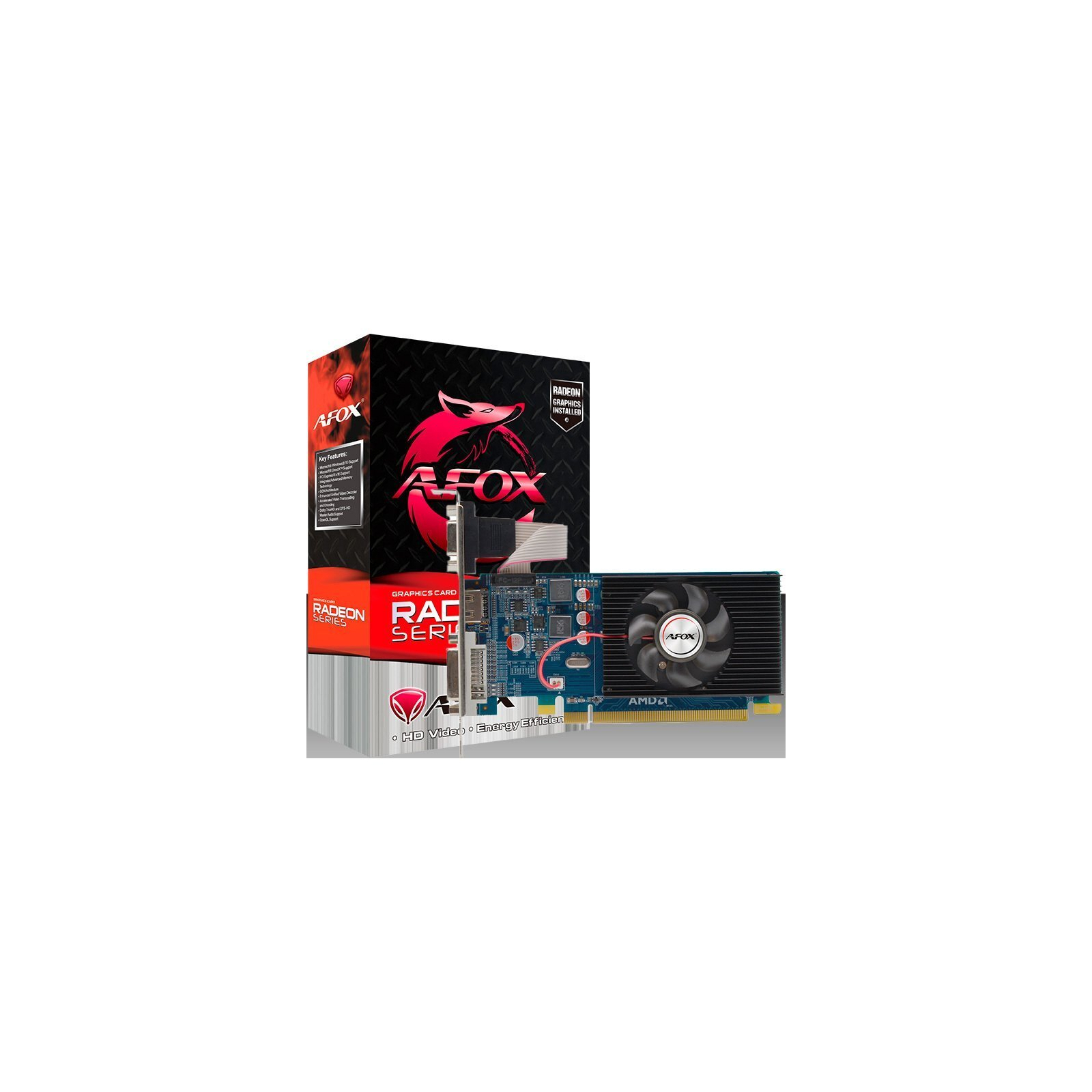 Видеокарта Radeon HD 6450 1GB Afox (AF6450-1024D3L5) изображение 4