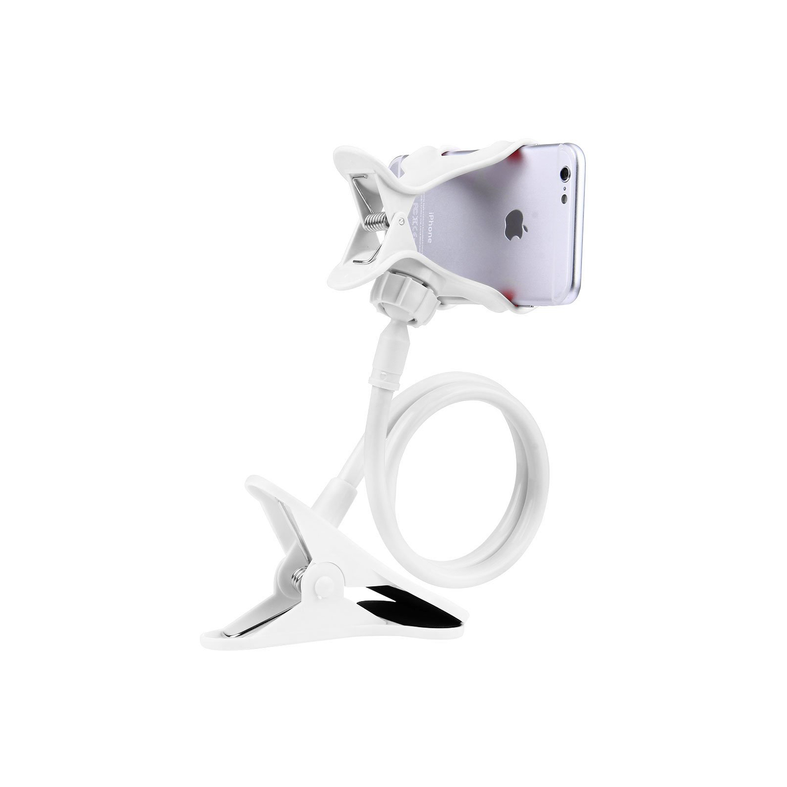 Держатель для смартфонов XoKo прищепка, гибкий, 65 см, белый (XK-RM-C20-WHT) изображение 3