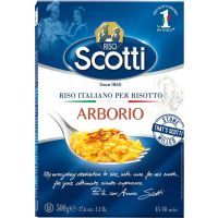 Крупа Riso Scotti Рис длиннозернистый Арборио для ризотто 500 г (8001860201516)