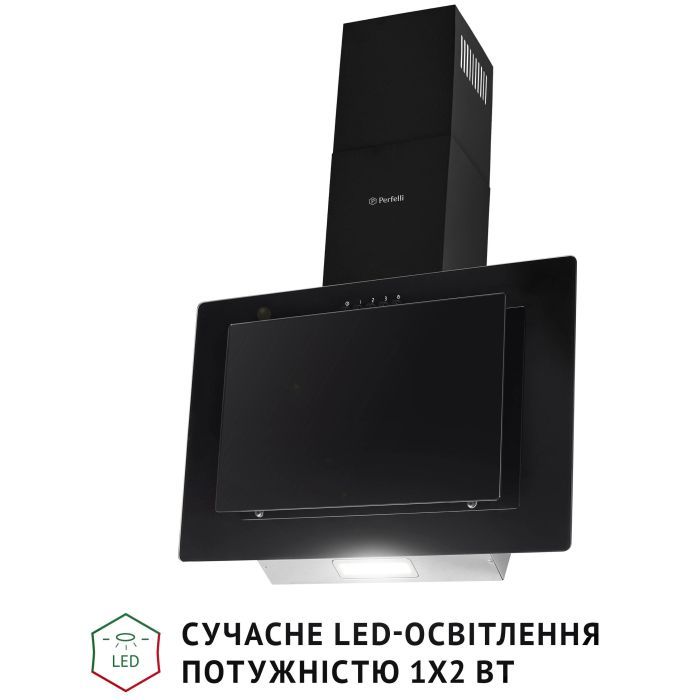 Витяжка кухонна Perfelli DN 6142 BL LED зображення 5