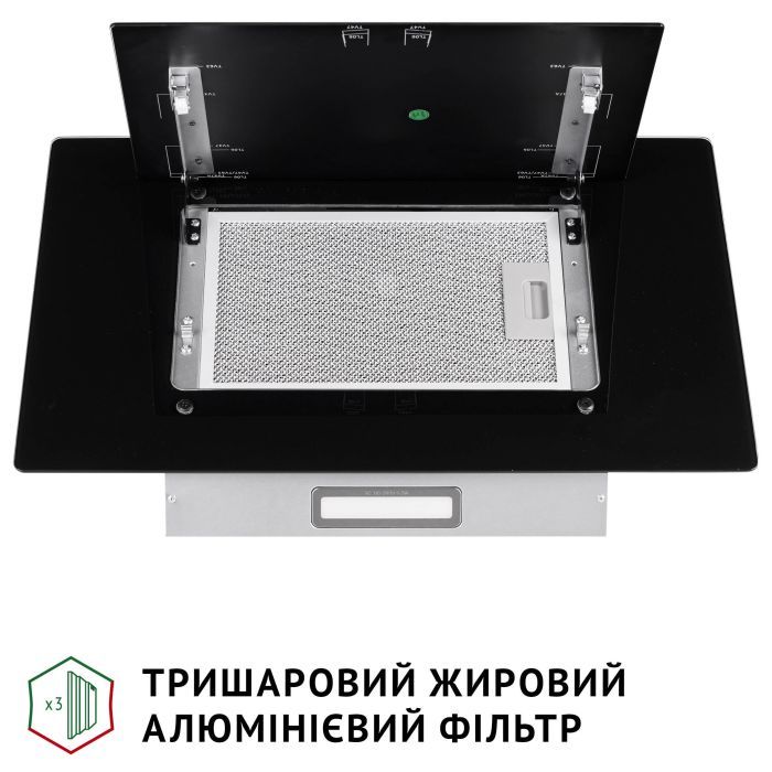 Витяжка кухонна Perfelli DN 6142 BL LED зображення 7