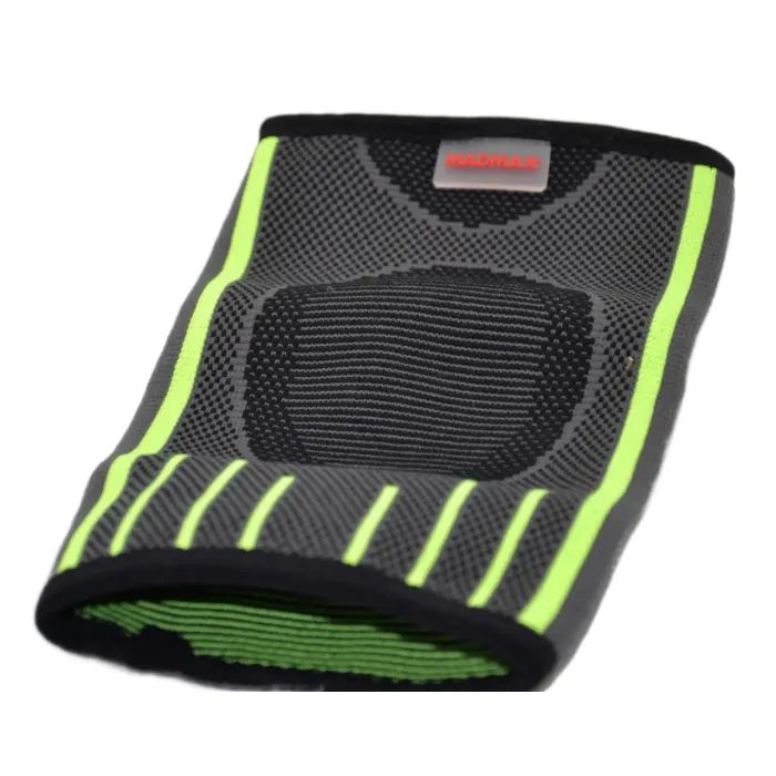 Фіксатор ліктя MadMax MFA-283 3D Compressive elbow support Dark grey/Neon green S (MFA-283_S) зображення 2