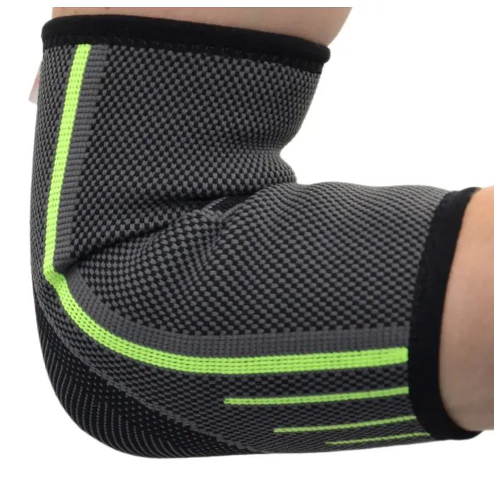 Фіксатор ліктя MadMax MFA-283 3D Compressive elbow support Dark grey/Neon green S (MFA-283_S) зображення 5