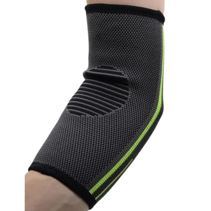 Фіксатор ліктя MadMax MFA-283 3D Compressive elbow support Dark grey/Neon green S (MFA-283_S) зображення 6