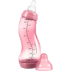 Бутылочка для кормления Difrax S-bottle Natural Trend с силиконовой соской, 250 мл (706T Raspberry)