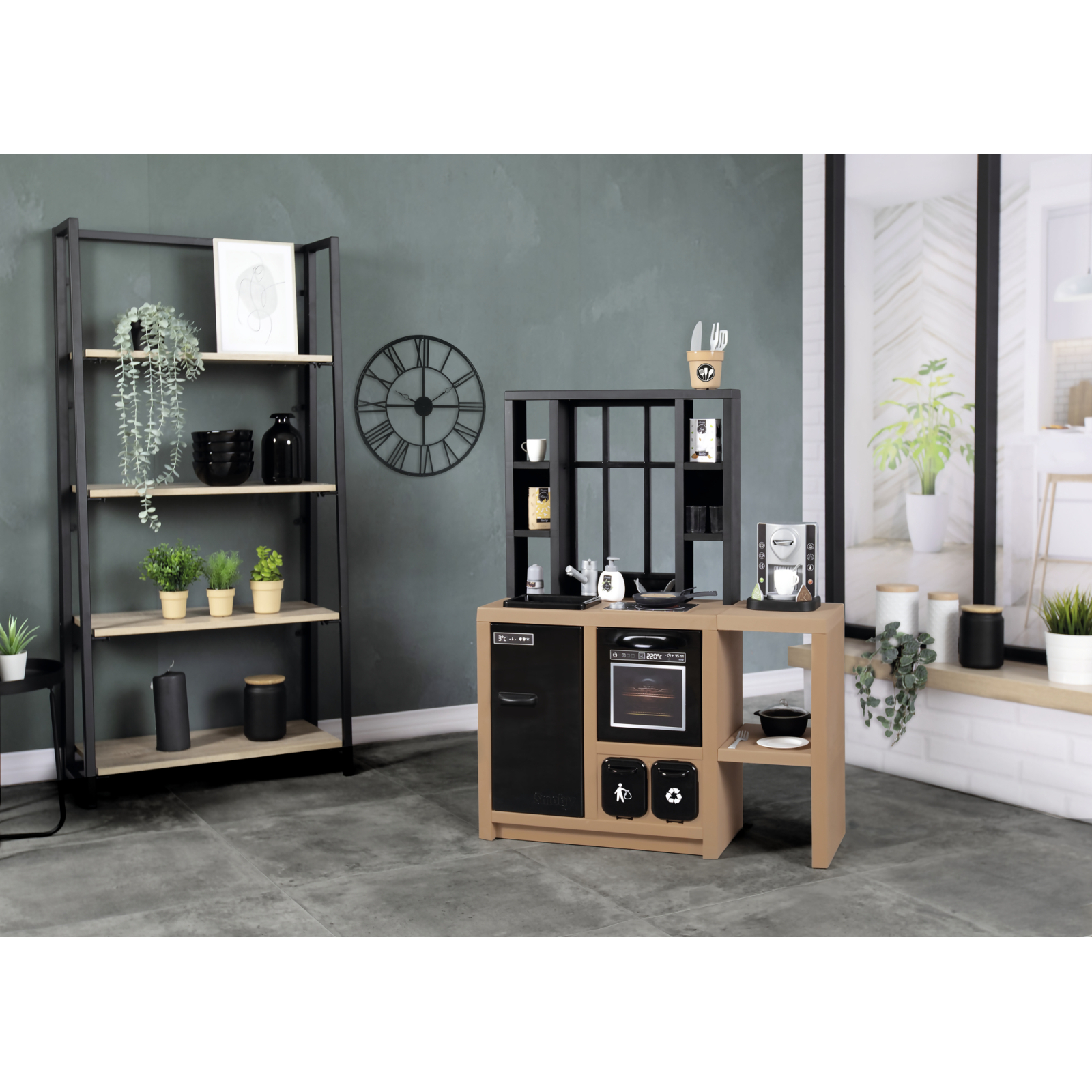 Игровой набор Smoby Интерактивная кухня Лофт с кофеваркой, аксессуарами и звуковым эффектом (312600) изображение 14