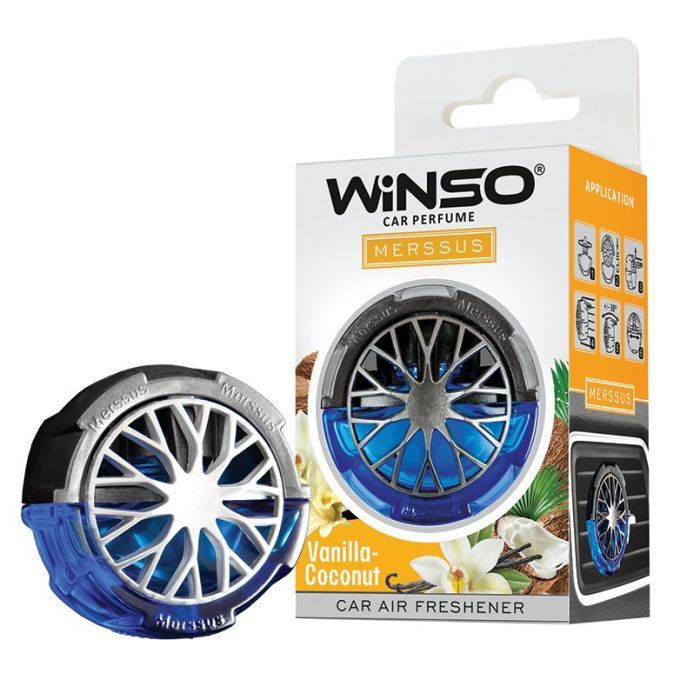 Ароматизатор для автомобіля WINSO Merssus Vanilla Coconut (534470)