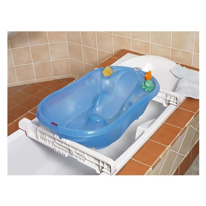 Ванночка Ok Baby с анатомической горкой и термодатчиком (розовый) (38231400) изображение 2