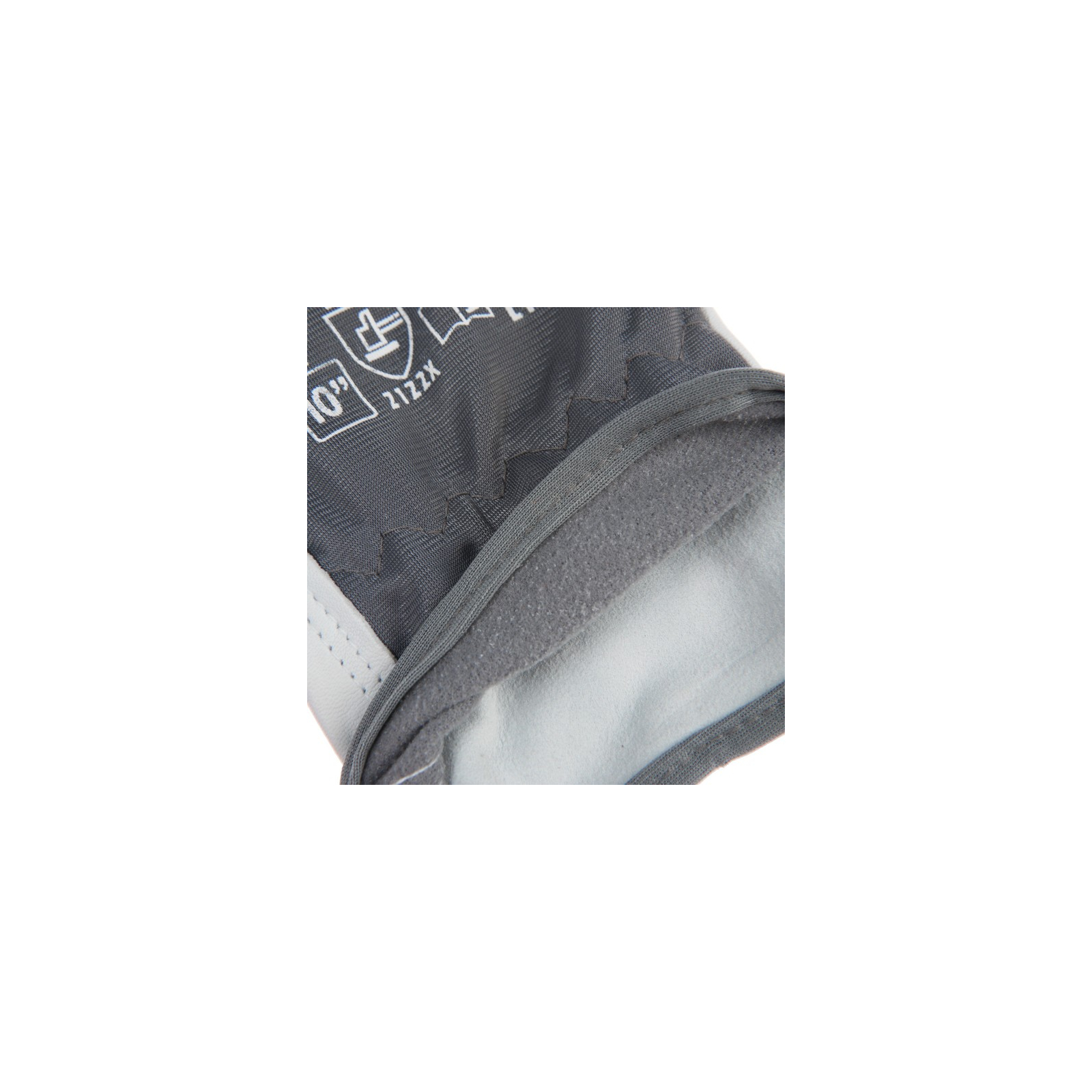 Захисні рукавиці Neo Tools козяча шкіра, фіксація зап’ястя, р.8, чорно-білий (97-655-8) зображення 3