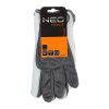 Защитные перчатки Neo Tools козья кожа, фиксация запястья, р.10, черно-белый (97-655-10) изображение 4
