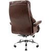 Офисное кресло Richman Конгресс Хром M-2 Широкий (Anyfix Wide) Кожа Люкс Коричневая (ADD0001832) изображение 4
