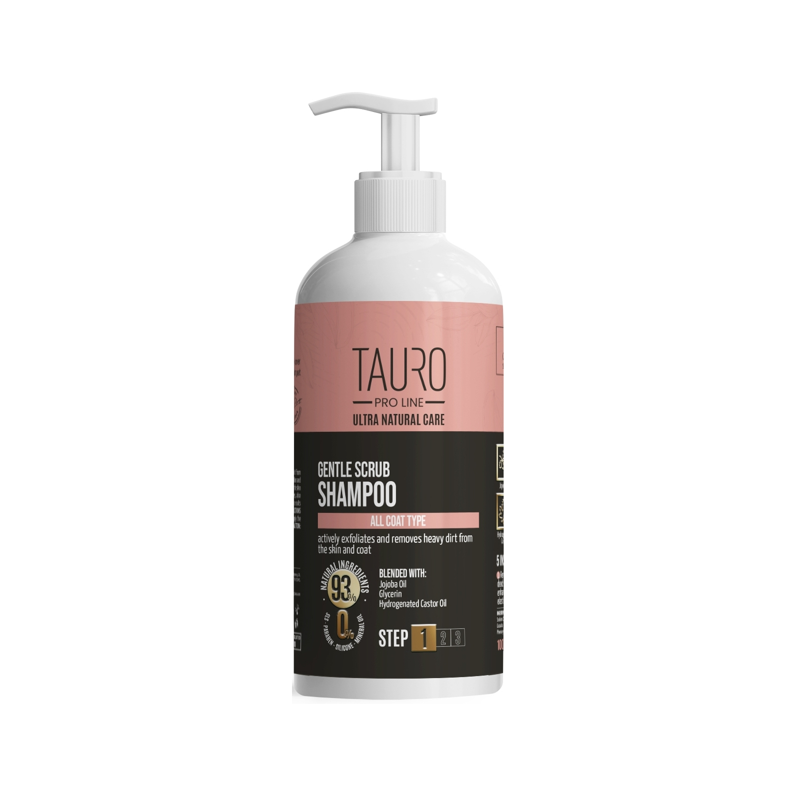 Шампунь для животных Tauro Pro Line Ultra Natural Care Gentle Scrub 1000 мл (TPL63599)