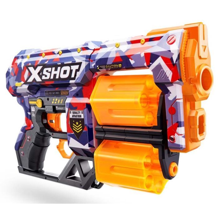 Іграшкова зброя Zuru X-Shot Швидкострільний бластер Skins Dread Malice (12 патронів) (36517Q)