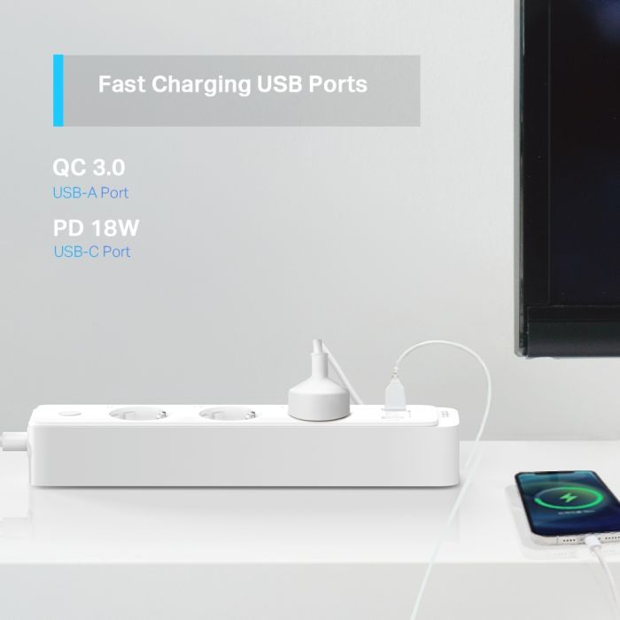 Сетевой удлинитель TP-Link Tapo P300 изображение 3