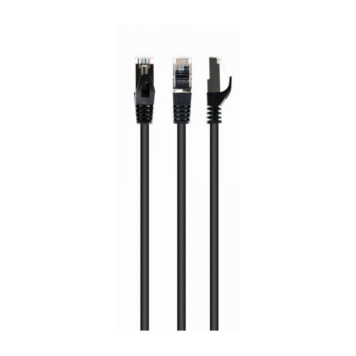 Патч-корд 10м S/FTP Cat 6A CU LSZH black Cablexpert (PP6A-LSZHCU-BK-10M)