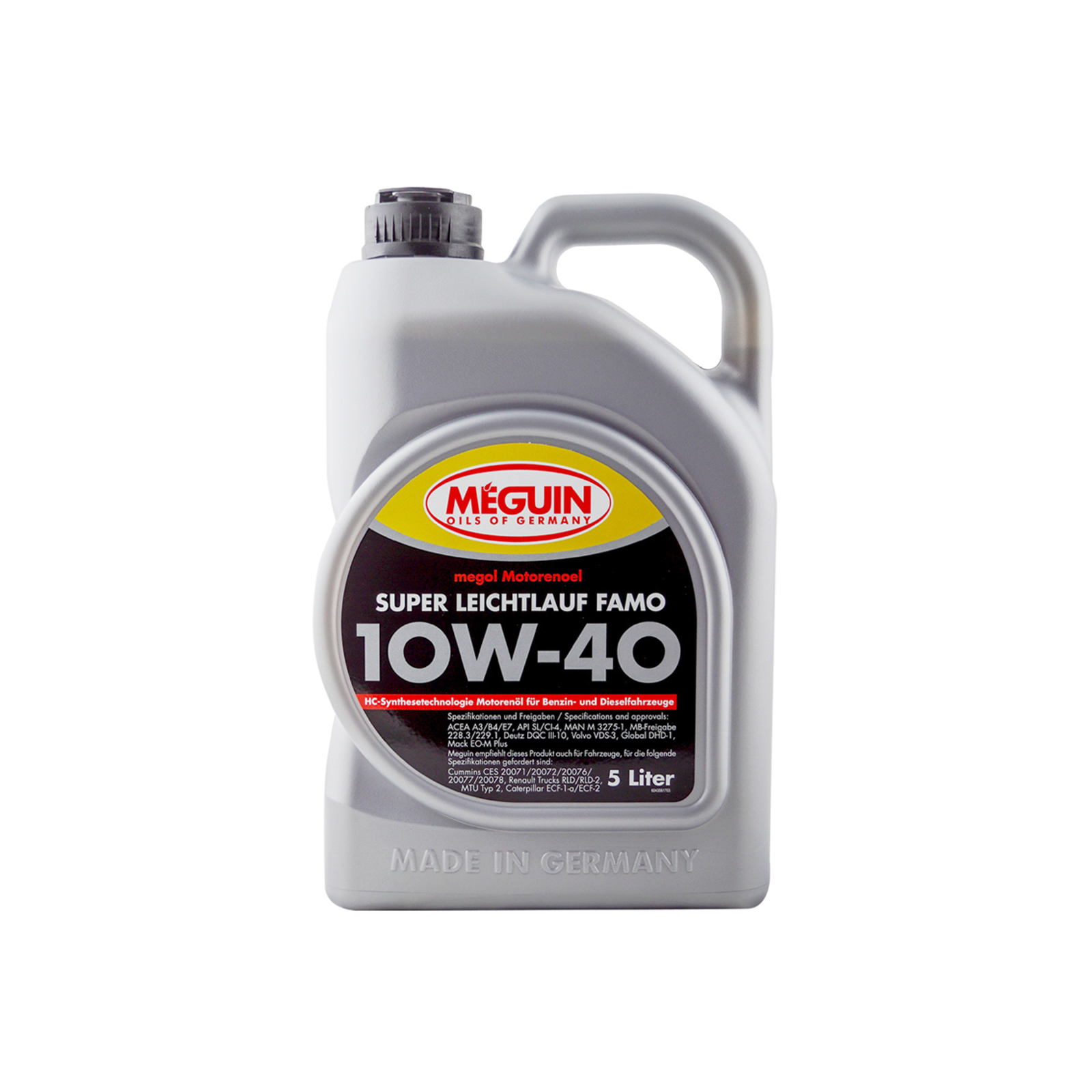 Моторное масло Meguin SUPER LL FAMO SAE 10W-40 5л (4356)