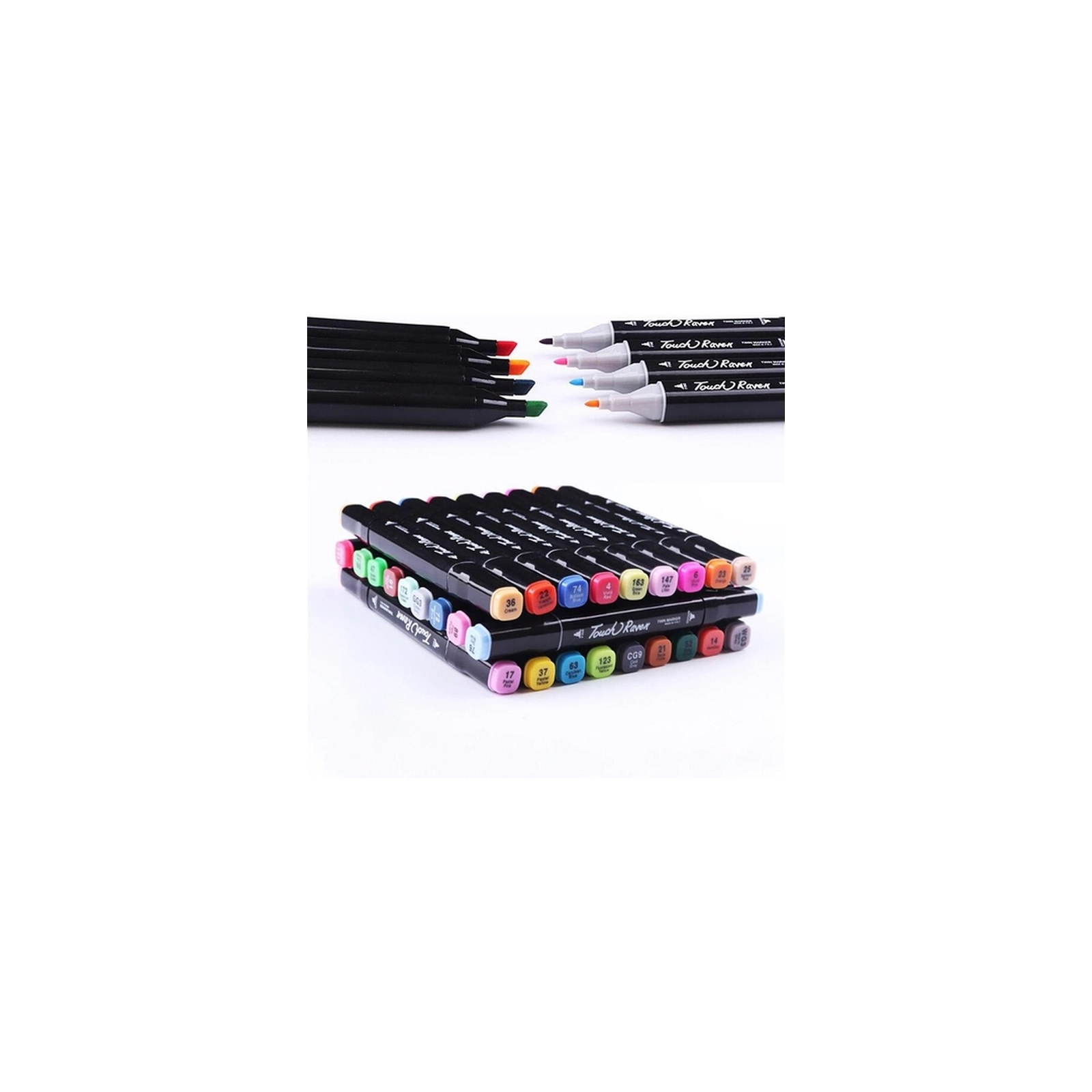 Набір маркерів Touch двосторонніх скетч маркерів 36 шт в чохлі (XK-MRK-BG) зображення 4