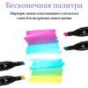 Набор маркеров Touch двухсторонних скетч маркеров 36 шт в чехле (XK-MRK-BG) изображение 9
