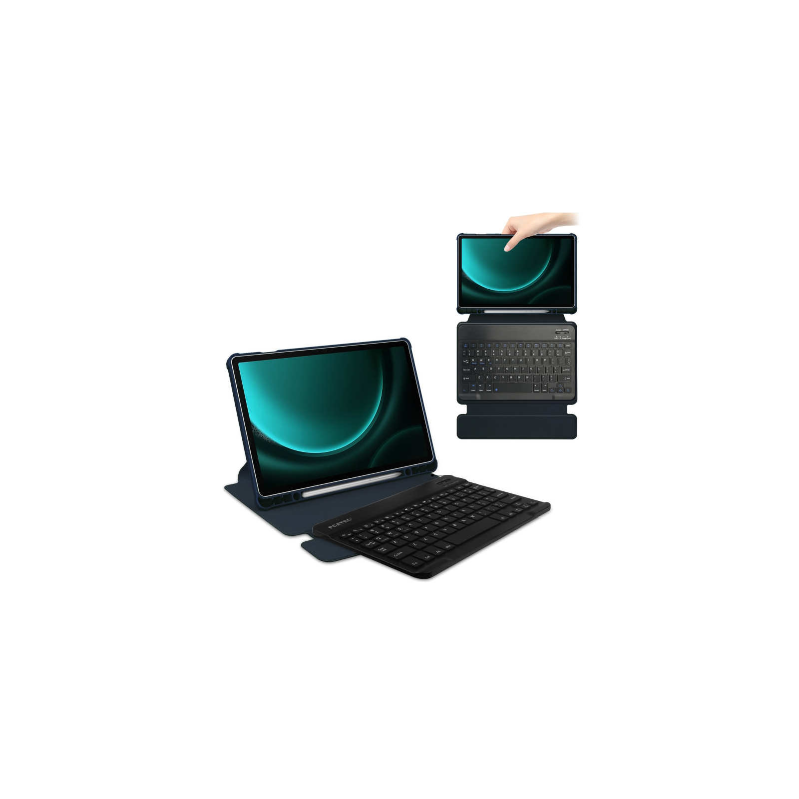 Чехол для планшета BeCover Keyboard 360° Rotatable Samsung Tab S9 Plus (SM-X810/SM-X816)/S9 FE Plus (SM-X610/SM-X616) 12.4" (710394) изображение 4