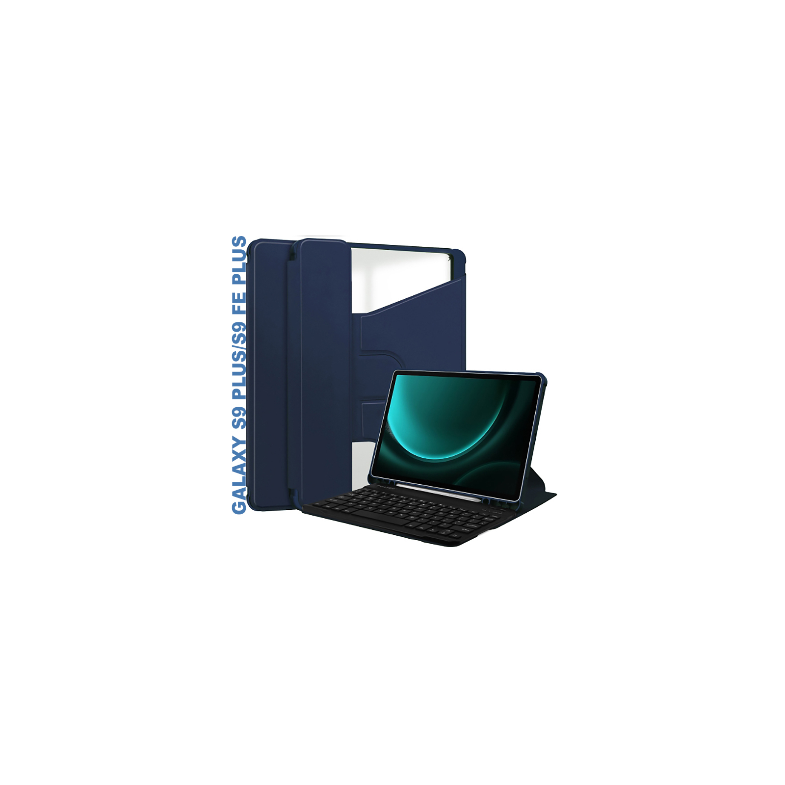 Чохол до планшета BeCover Keyboard 360° Rotatable Samsung Tab S9 Plus (SM-X810/SM-X816)/S9 FE Plus (SM-X610/SM-X616) 12.4" (710394)