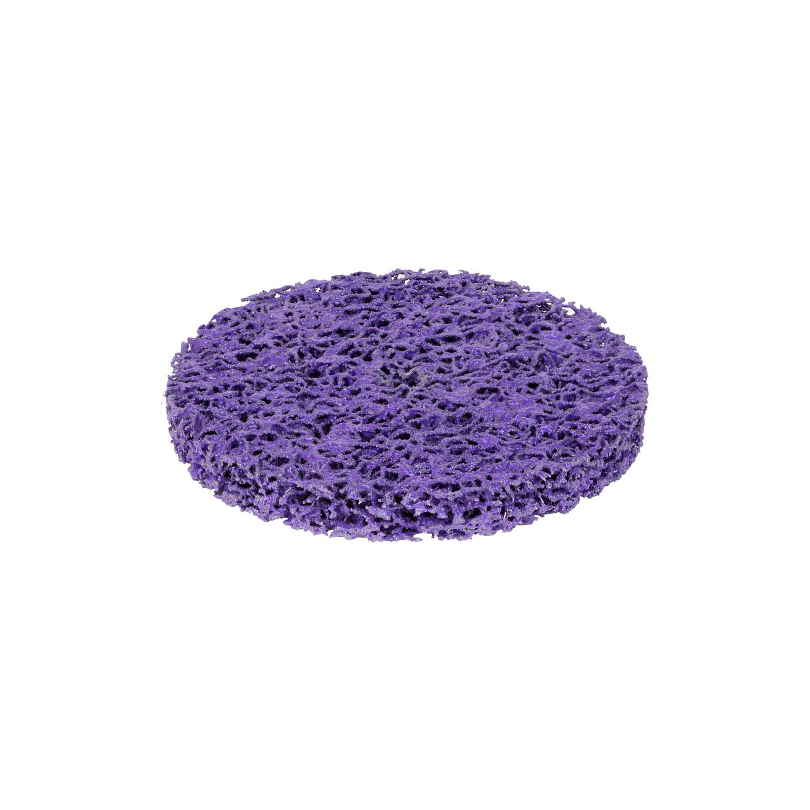 Круг зачистной Sigma из нетканого абразива (коралл) 100мм без держателя фиолетовый жесткий (9175661) изображение 3