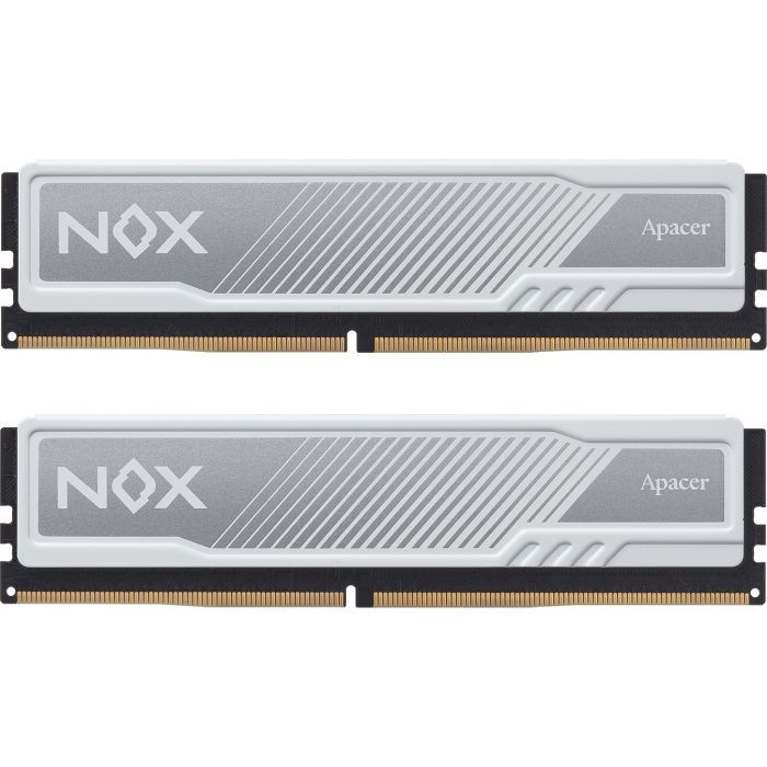 Модуль памяти для компьютера DDR4 16GB (2x8GB) 3200 MHz NOX White Apacer (AH4U16G32C28YMWAA-2)