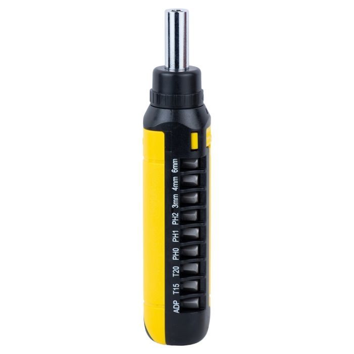 Набор отверток Sigma с реверсом + насадки торцевые и биты 1/4" 13шт CrV (4001931) изображение 4