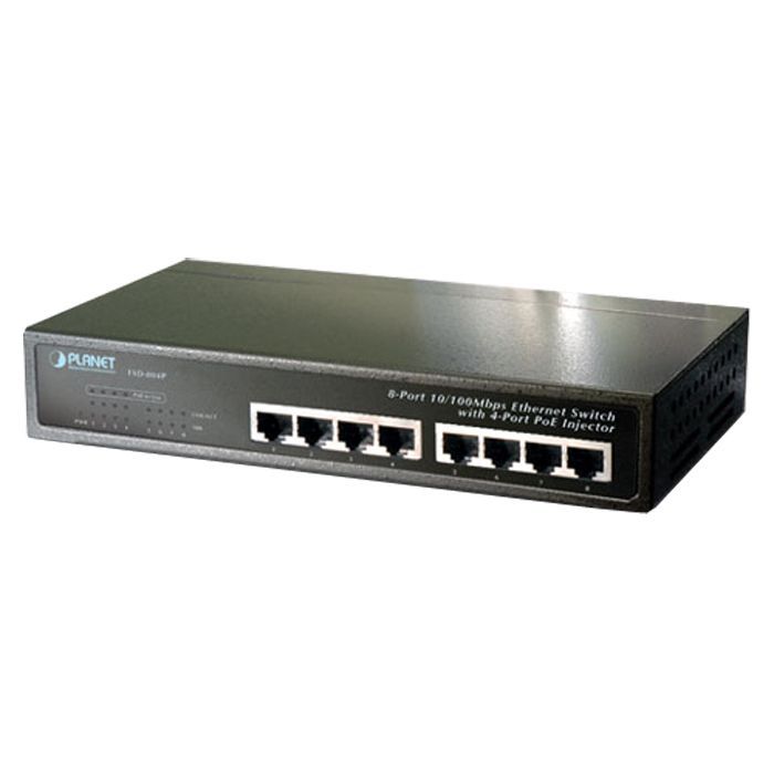 Коммутатор сетевой Planet FSD-804P-EU