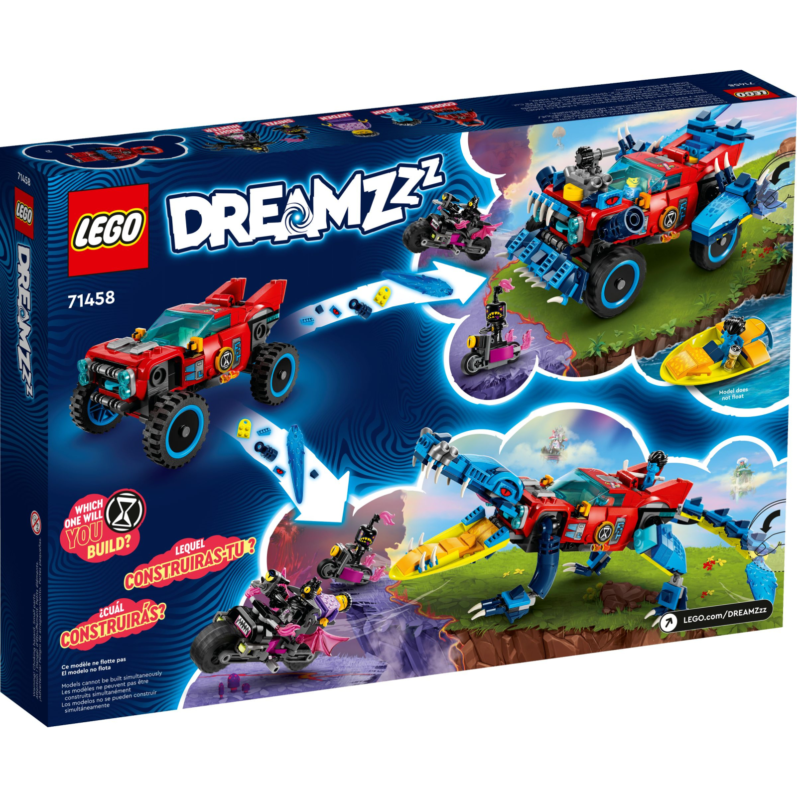 Конструктор LEGO DREAMZzz Автомобіль Крокодил 494 деталі (71458) зображення 6