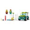 Конструктор LEGO City Карета швидкої допомоги й сноубордист 79 деталей (60403) зображення 6