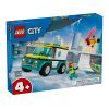 Конструктор LEGO City Карета швидкої допомоги й сноубордист 79 деталей (60403)