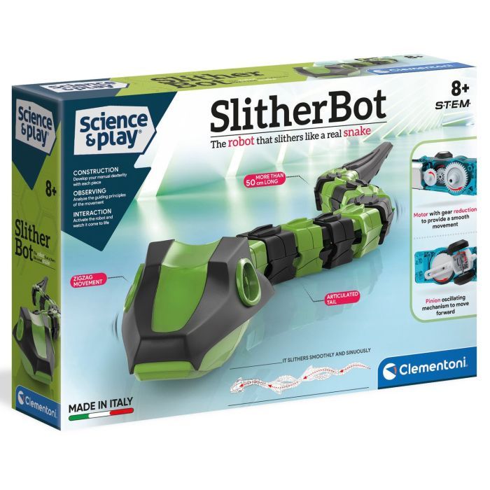 Конструктор Clementoni SlitherBot, серия "Science & play" (75054) изображение 4
