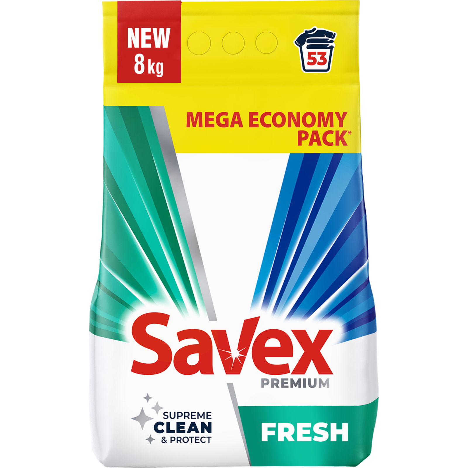 Пральний порошок Savex Premium Fresh 8 кг (3800024047978)