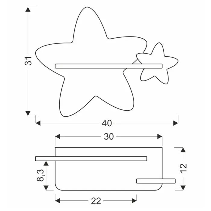 Світильник Candellux Star (21-75734) зображення 2